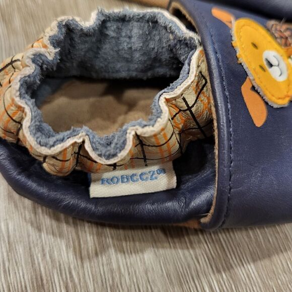 Robeez baby leather slippers - Picture 5 of 7